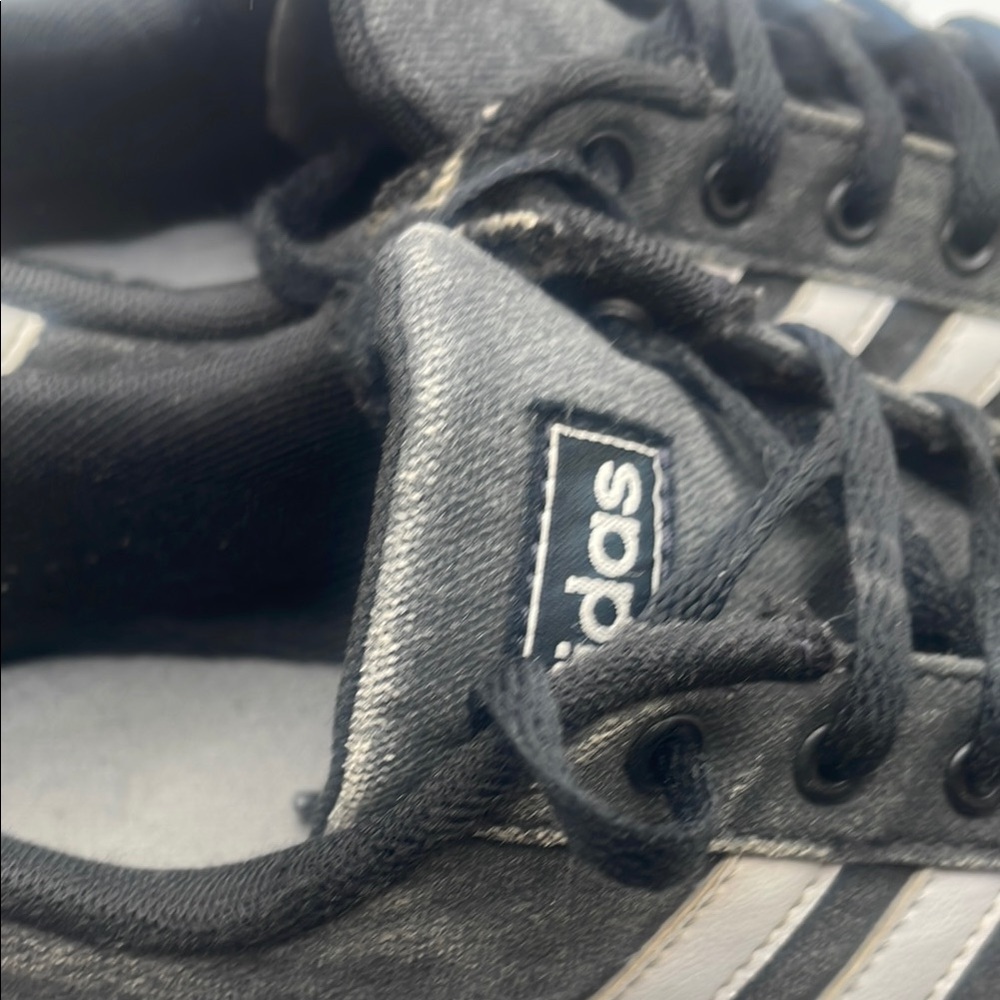 Adidas Men's Gray and White Sneakers - Picture 7 of 10